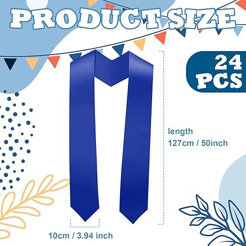 Miniatura 2 de Xuhal 24 estolas de graduación unisex de 50 pulgadas para niños, clase de 2023 de jardín de infantes, graduación preescolar