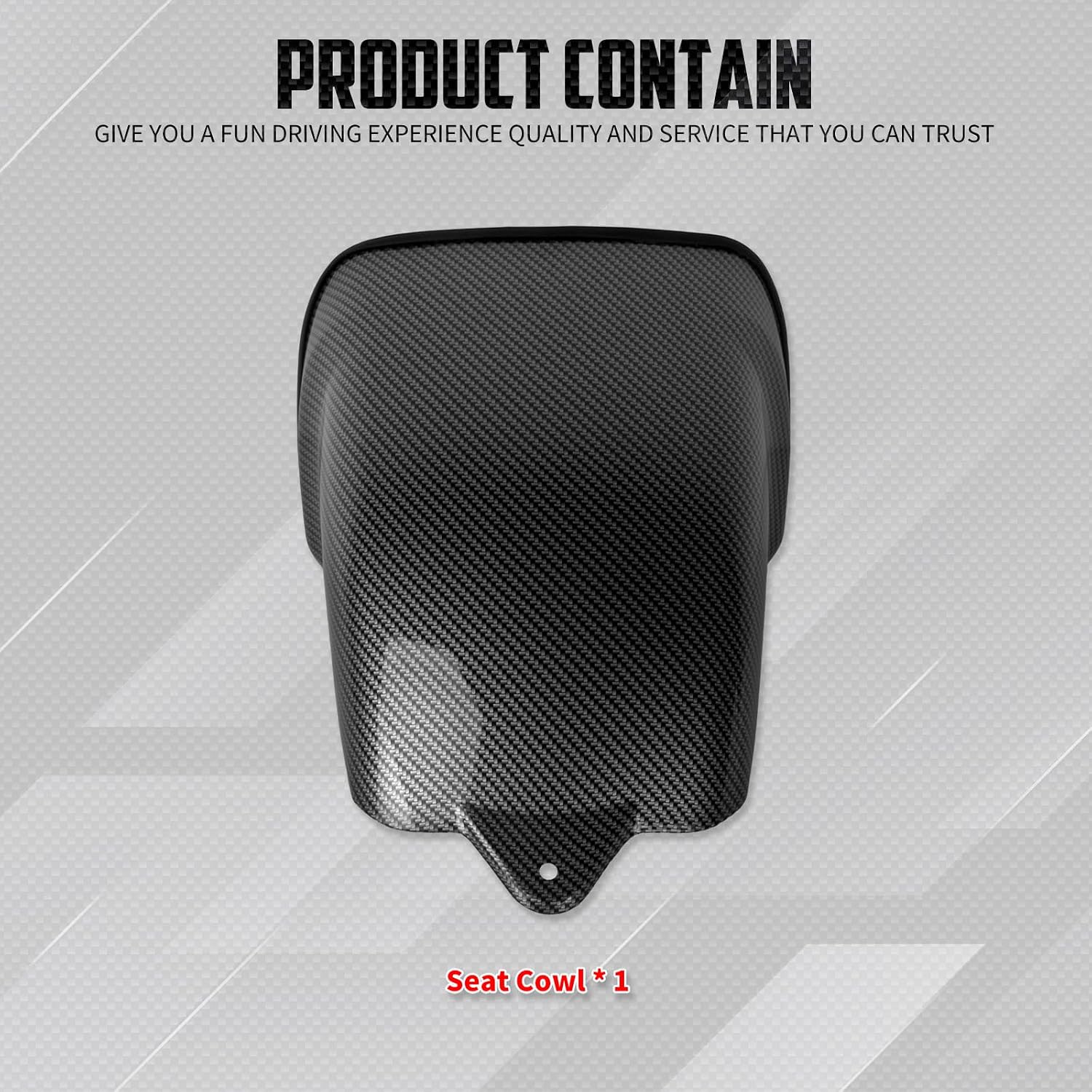 Rear Seat Cowl for Harley Street Glide Road Glide 23-Up Carbon Fiber