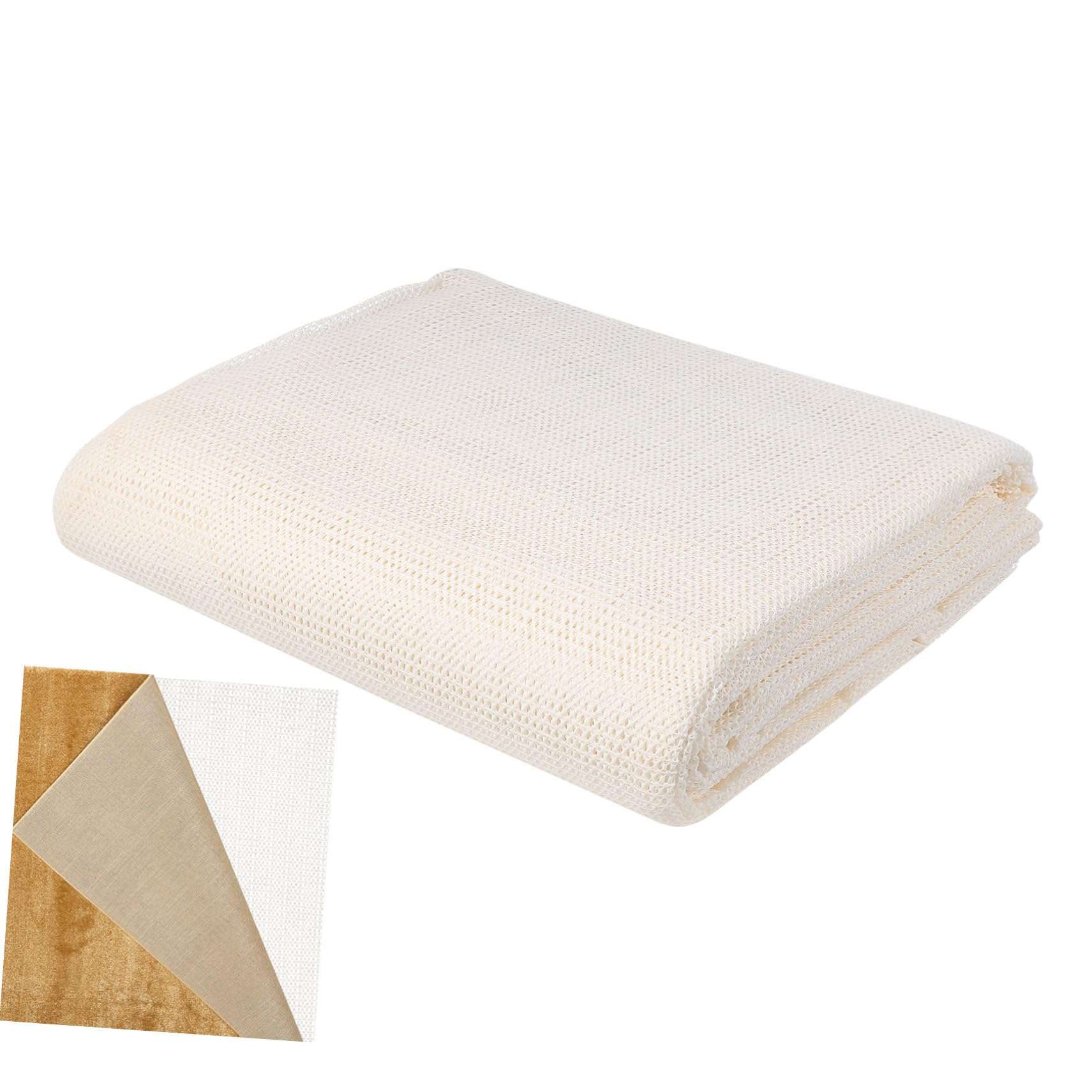 Cabilock -Tapis Antidérapant pour Moquette 200 X 300 Cm en PVC Robuste Anti-enroulement Protection Sols Parquet Bureau