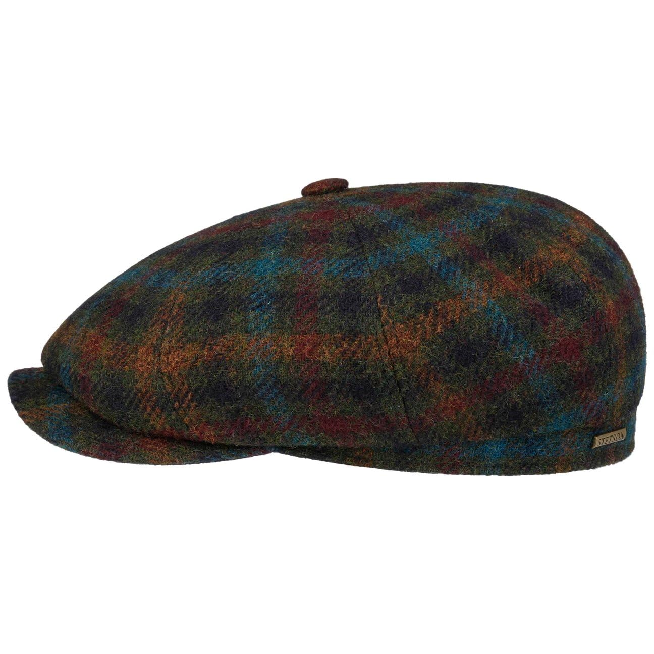 Stetson Hatteras Haworth Wool płaska czapka z daszkiem czapka balonowa męska – Made in The EU z daszkiem, na jesień, zimę, jesień i zimę