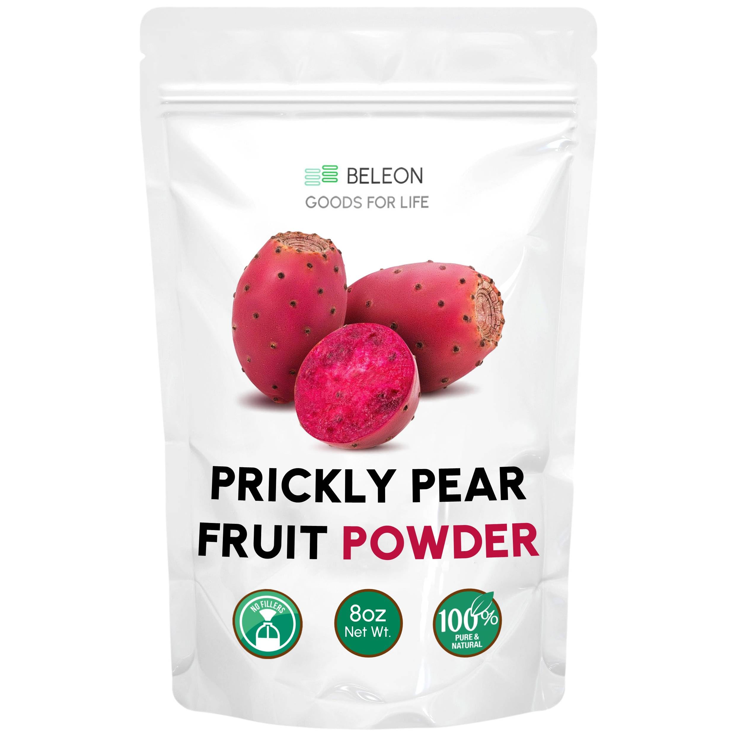 Amazon.com: Prickly Pear Powder - Pure Nopal Cactus Powder for Baking,  Smoothies, Beverage, for Digestion & Immune Support, 8 oz : Grocery &  Gourmet Food