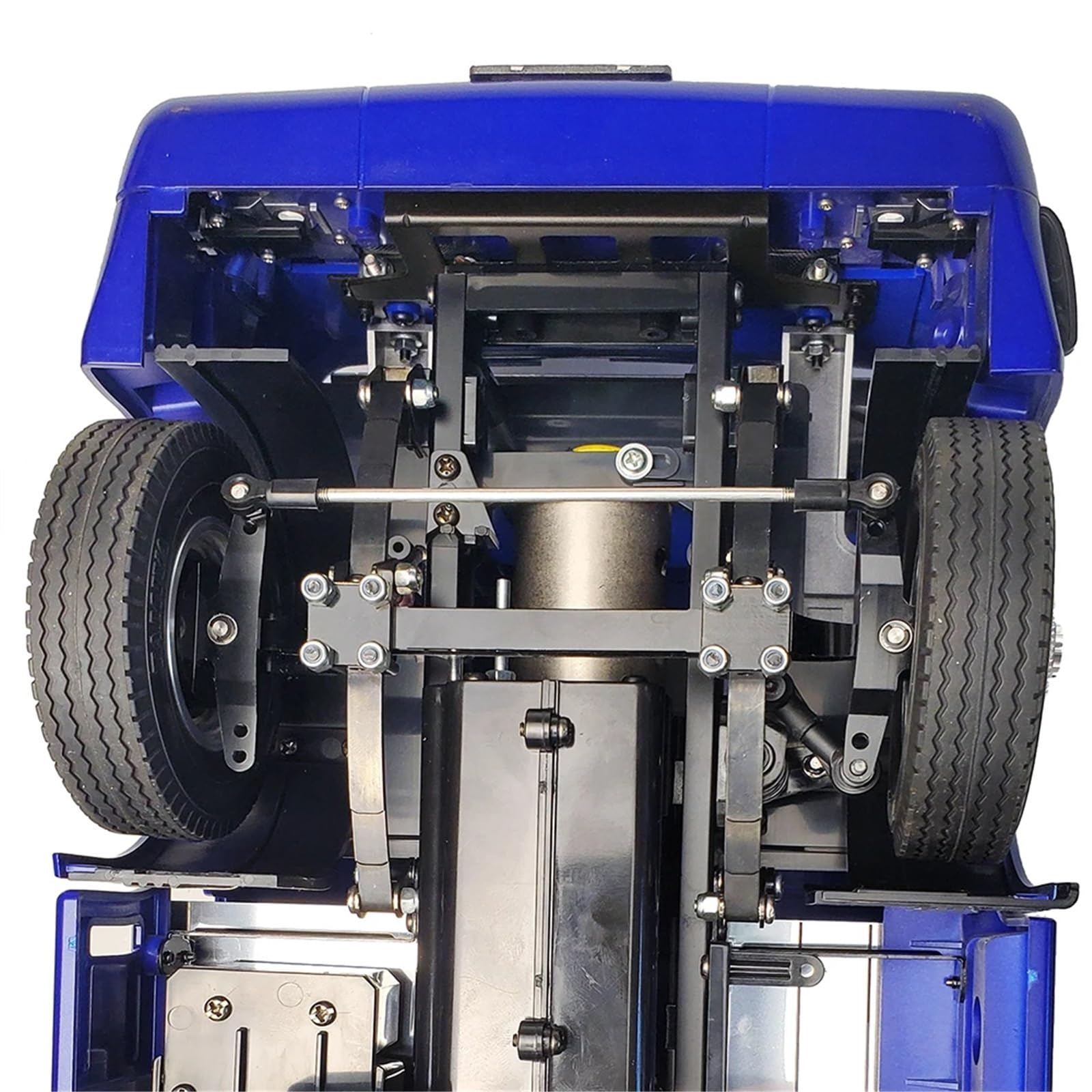 Pour Tamiya 1/14 Métal Biellette Direction D'essieu Avant Camion Tracteur RC Avec Remorque Cargo Pièces Rechange Composants