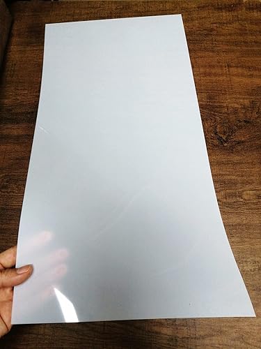 Mylar Craft - Hoja de plantilla para manualidades, 12 x 24 pulgadas, acetato de plantilla en blanco para diseños de corte, embalaje de tubos de