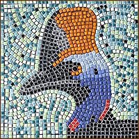 Vista 44 de Kit de mosaico para principiantes, perfecto para tu primer proyecto de mosaico, pato cuadrado de 7 pulgadas (20cm)