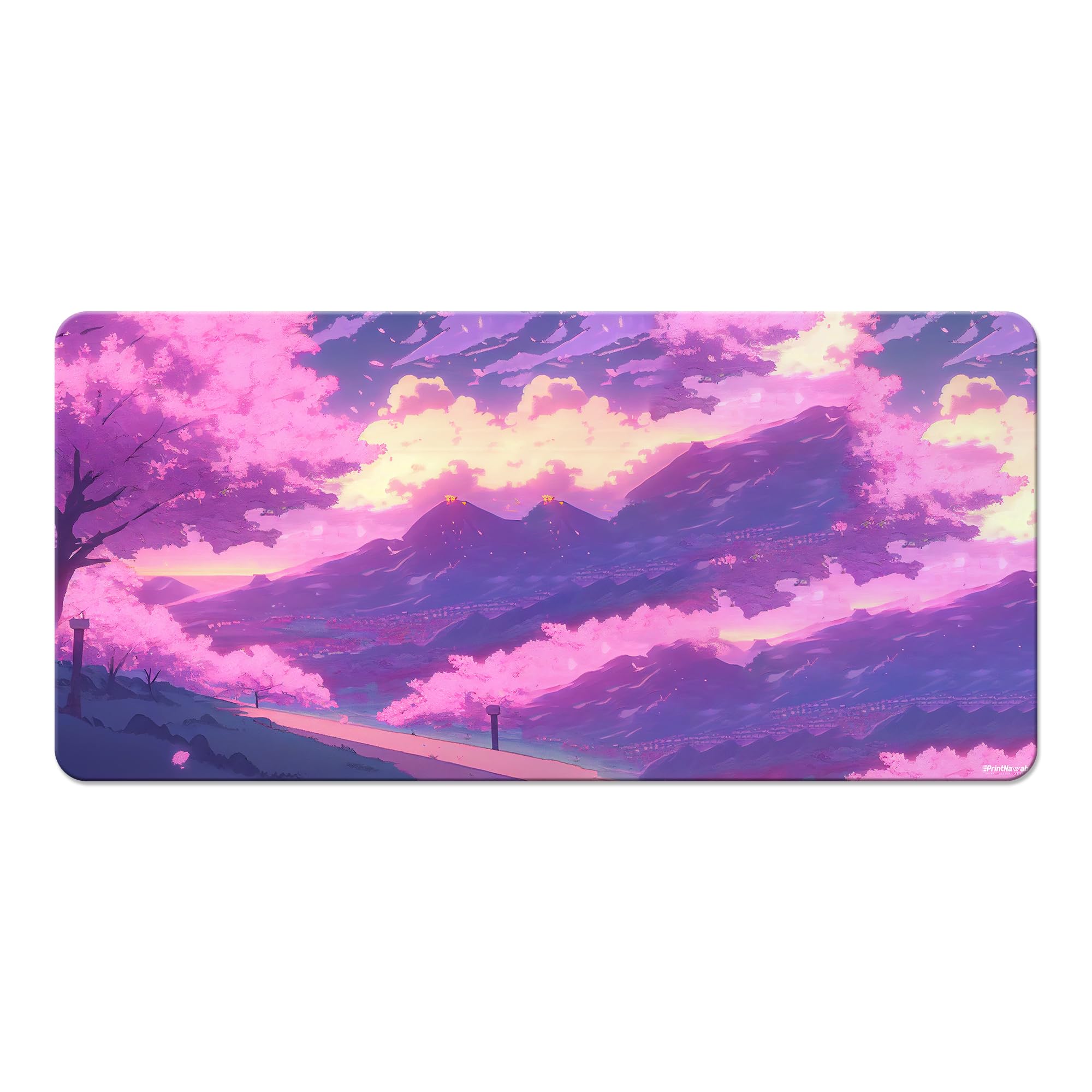 PRINTNAWAB® Gaming Anime Landscape Purple Water Resistant Antiskid Nonslip Rubber Base Premium XL-Extended Large Mousepad, Deskpad for Laptop, Desktop, Office & Gaming (60 cm X 30 cm X 0.3 cm) (B0D2YFHHQ2) Amazon Price History, Amazon Price Tracker