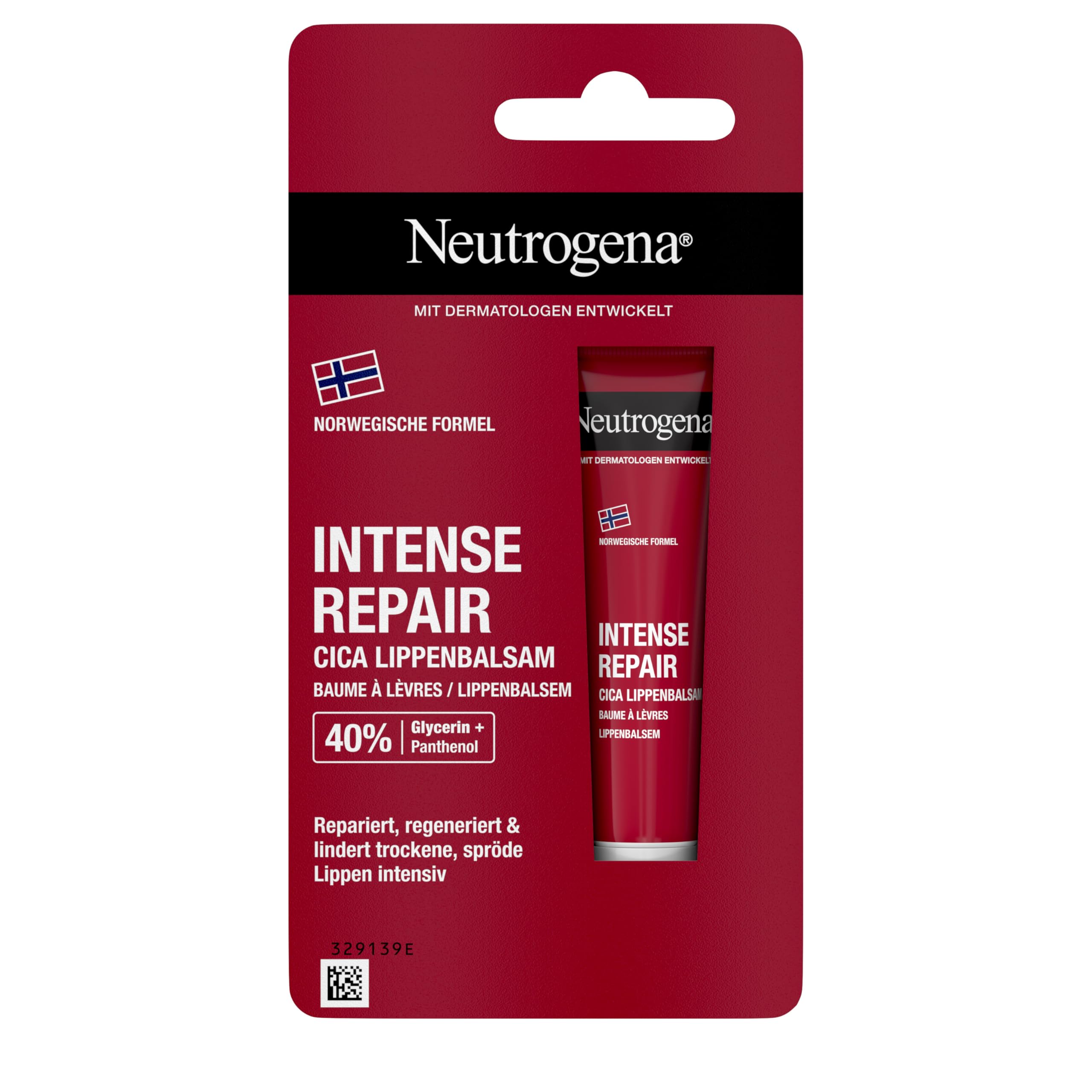 Neutrogena Baume à Lèvres Hydratant, Adoucissant et Protecteur - Lot de 3 Unités - Blanc - Sèche