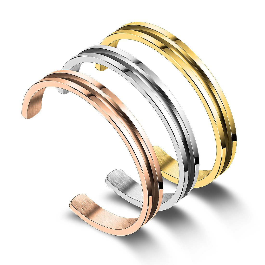 Zuo Bao Hair Tie Bracelet High Polished Cuff Bangle Bracelet for Women