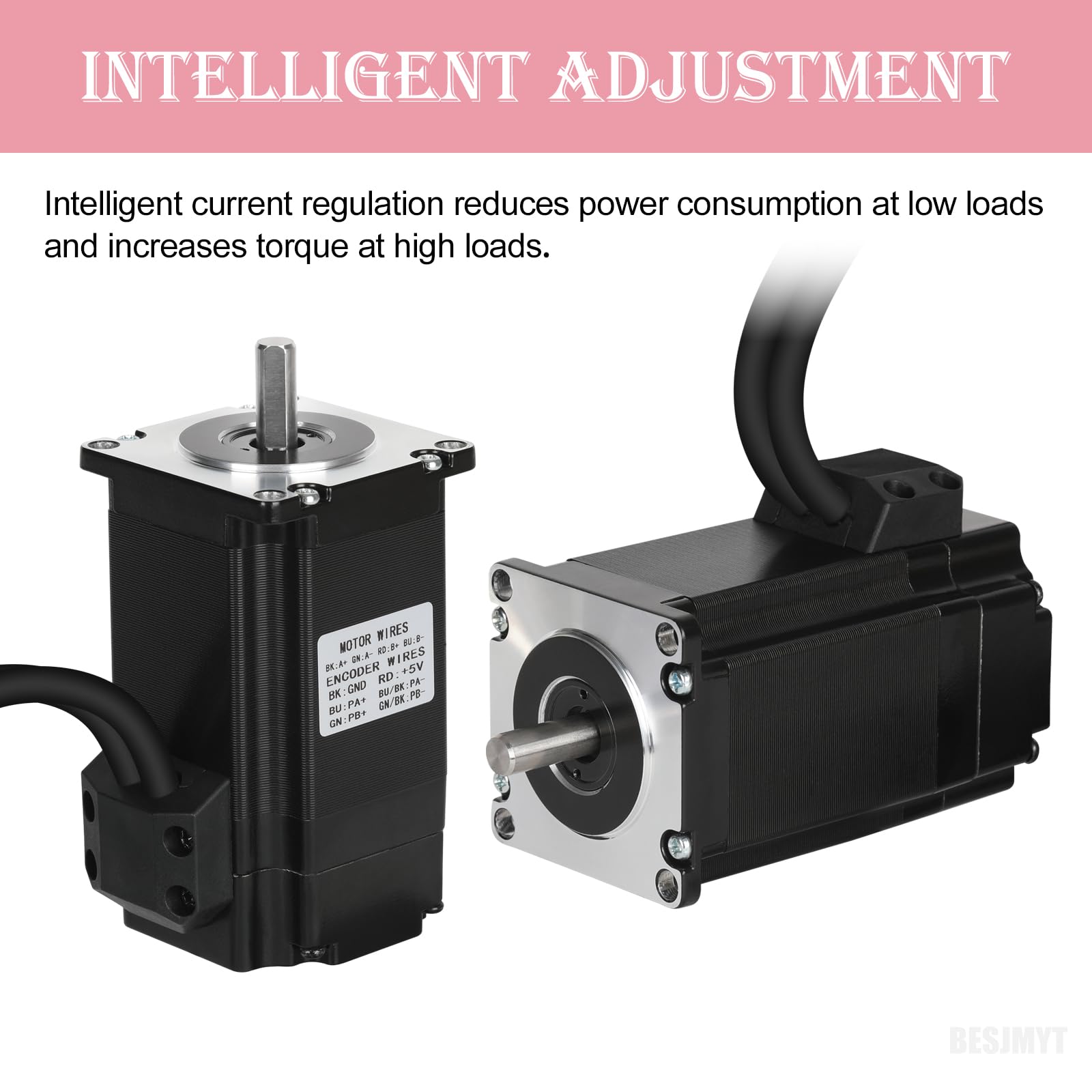 Amazon.com: BESJMYT 57 Nema 23 Closed Loop Stepper Motor kit with