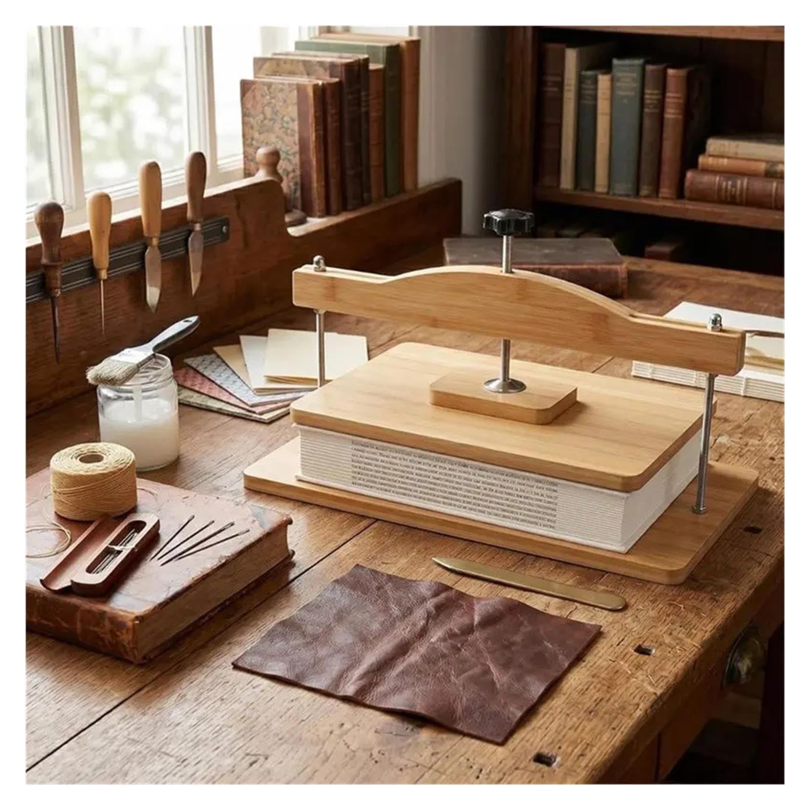 Wooden Book Binding Press Outils de Reliure en Bois
