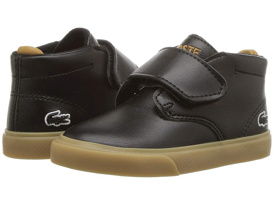 

Lacoste Kids Esparre Chukka (Toddler/Little Kid) (Black/Dark Tan) Kid's Shoes