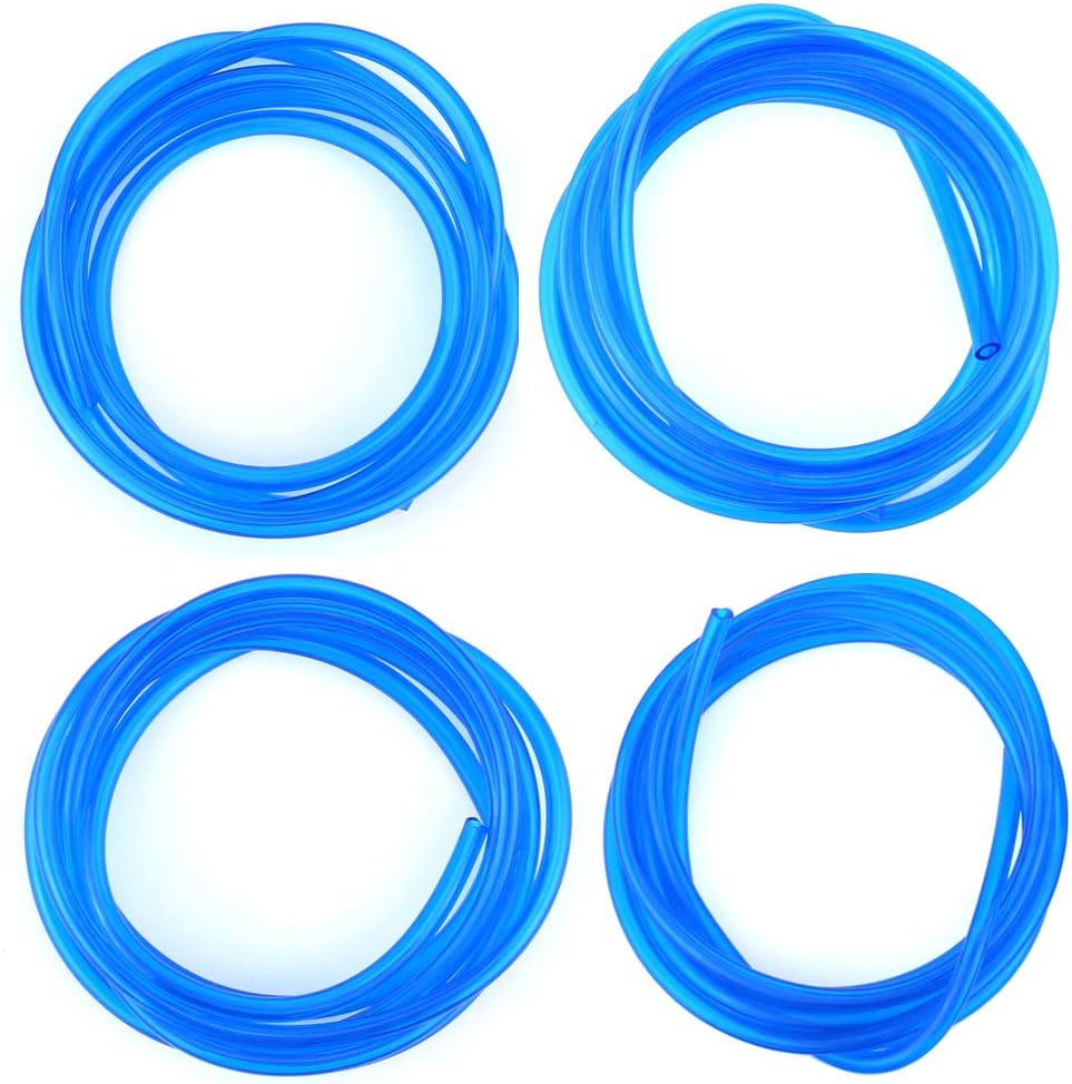Hilitchi 20Feet Petrol Fuel Line Hose Lubricant of 4 Sizes