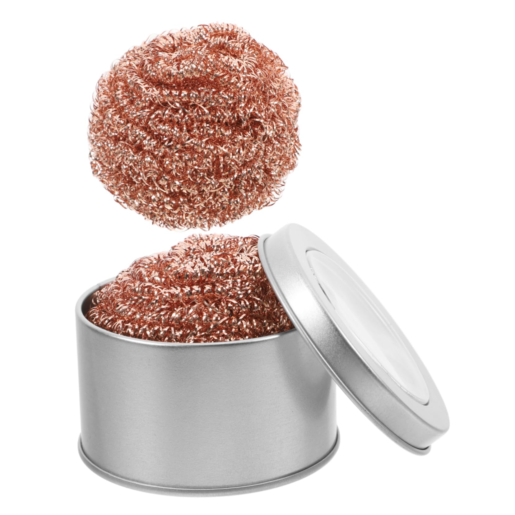 KICHOUSE 1 Set Soldering Tip Cleaner with Coiled Wire Ball for Efficient Soldering Portable Design for Home Professional Use