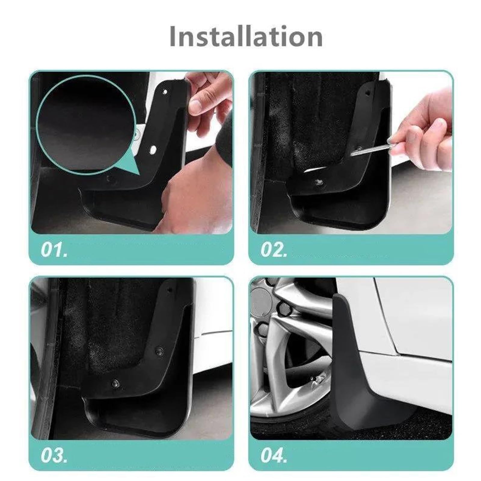 Auto Schmutzfänger Für VW Für Touareg 1 Für Mk1 2003 2004 2005 2006 2007 2008 2009 2010 Kotflügel Schmutzfänger Spritzschutz