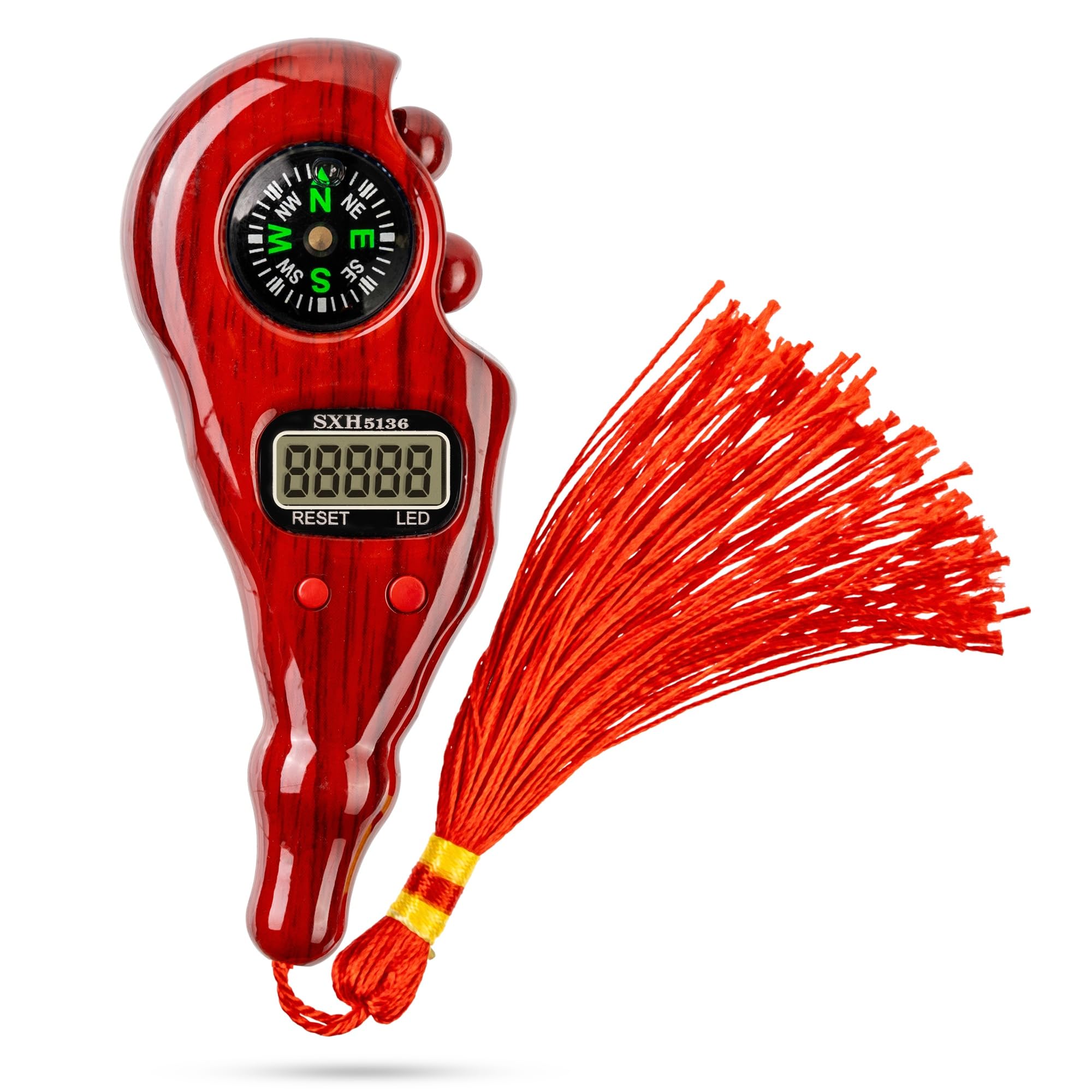 Digital Finger Tasbih with Compass & Light -13