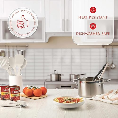 Miniatura 3 de Juego de utensilios de cocina juego de utensilios de cocina utensilios de cocina antiadherentes y resistentes al calor 24 piezas de nailon y acero