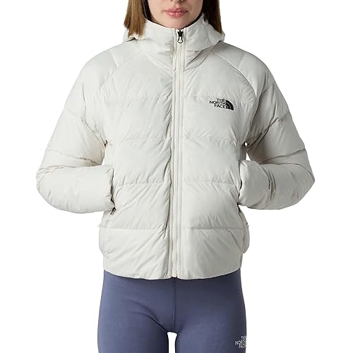The North Face Giacca da Donna in Piumino con Cappuccio Hyalite Nera Codice NF0A8E75JK3 - M - White Dune