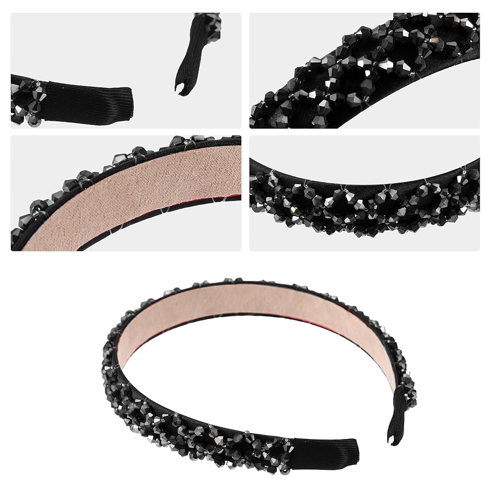 ヘアアクセサリー [BlackMuse] crystal jewely hairband Amazon.com : Firuilo Rhinestone Headband Sparkly Crystal
