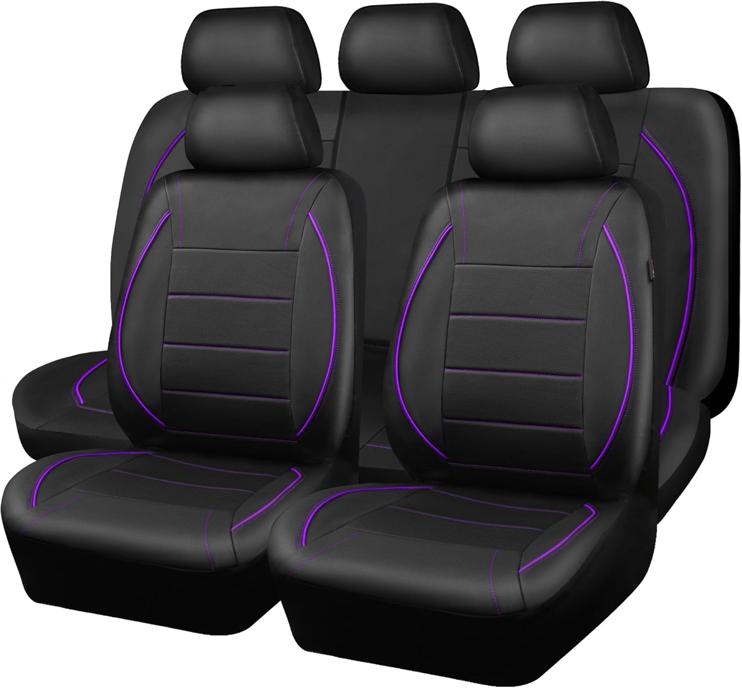 $142 CAR PASS PU Leather Car Seat Cover, Full Set