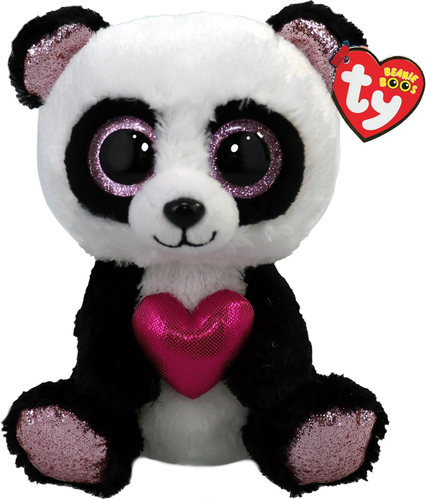 Ty Toys Beanie Boos panda z sercem ESME, 15 cm