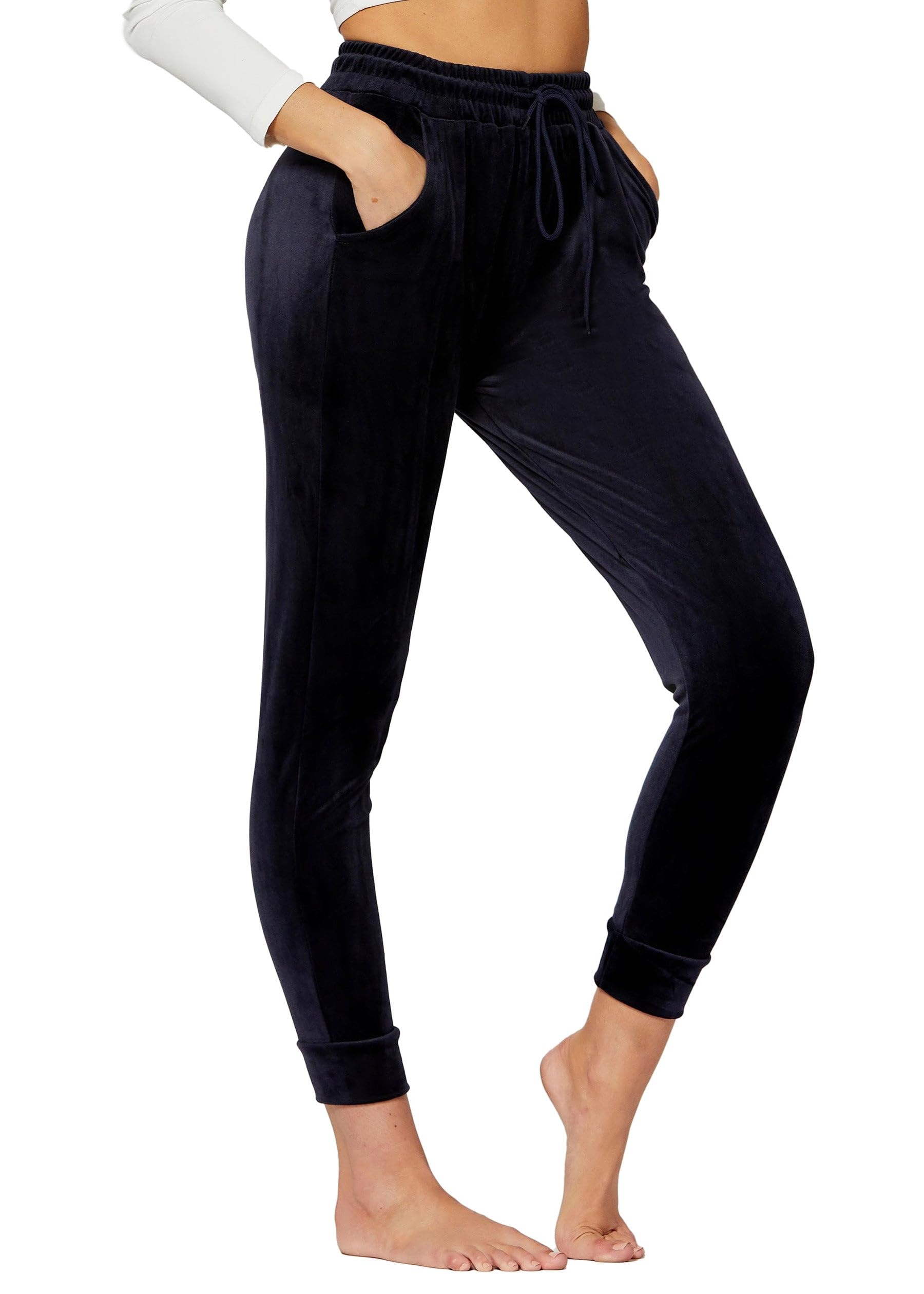 Conceited Leggings for Women in Luxe Velvet or Vegan Faux Leather - Available in Regular and Plus Size