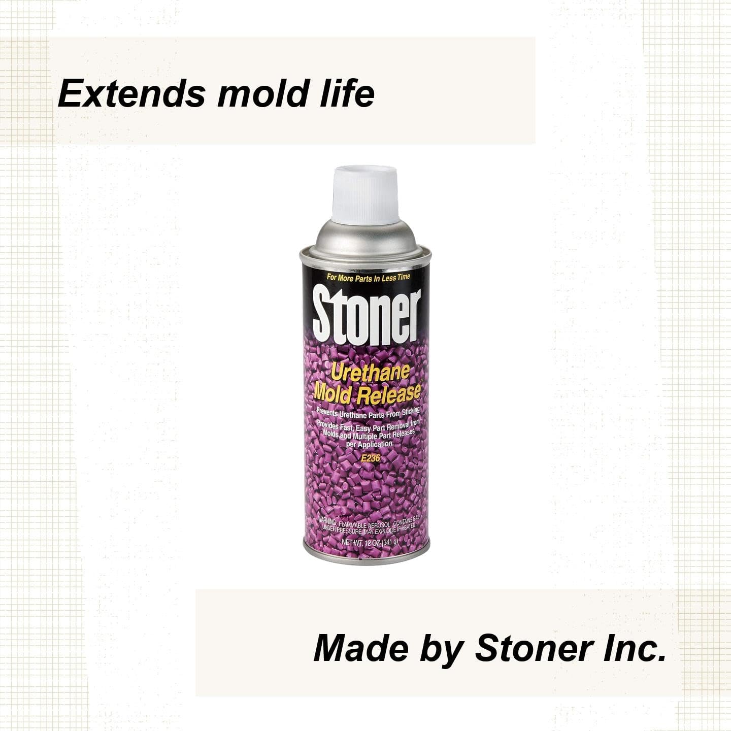 Alumilite Stoner Urethane Mold Release 12oz. Spray Can