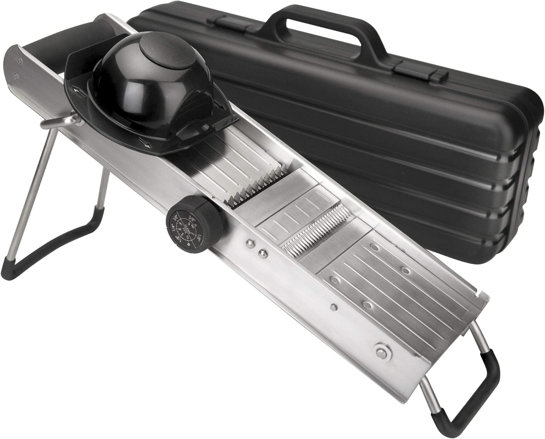 Lacor-60357-ST. STEEL MANDOLINE SLICER W/PROTECTOR