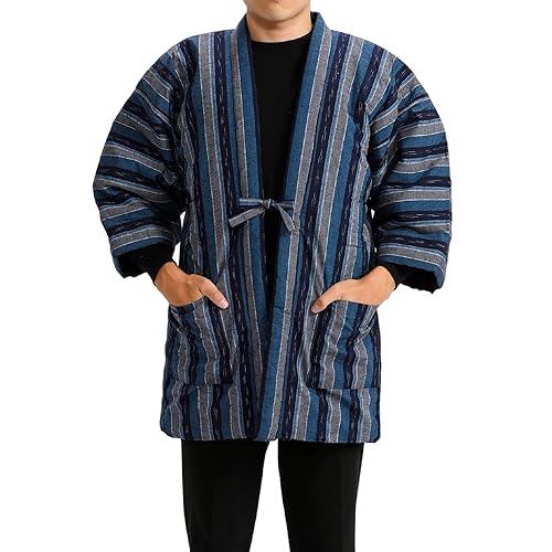 Edoten] Made in Japan handmade insulated short coat Kurume Hanten