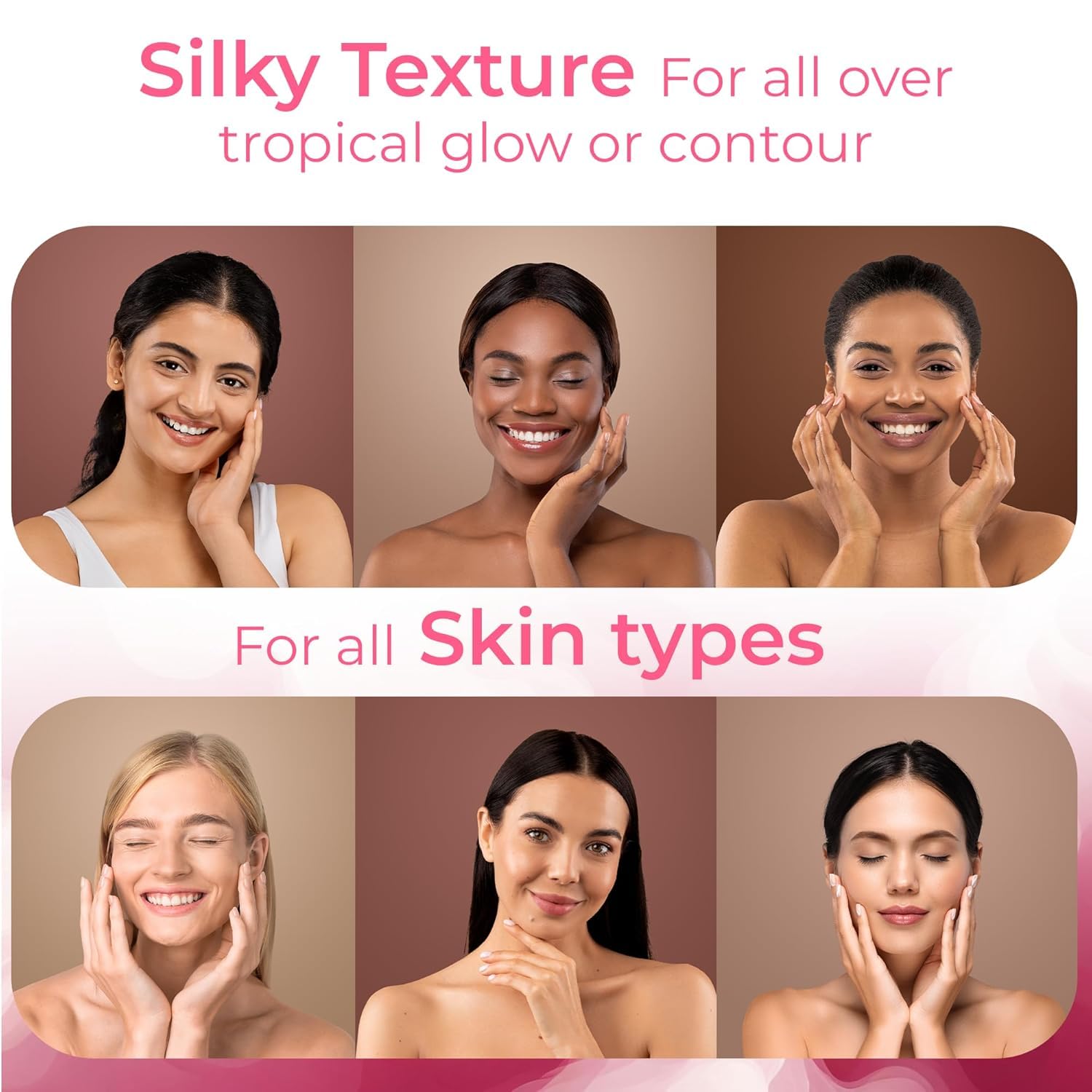 BRONZER BULK POWDER (8oz Refill Pouch) Mineral Makeup Loose Bronzing Warmth Tanning Baked On Bare Face Sun Kissed Coppertone Glow Shimmering Illuminating Glow Hypoallergenic Vegan Cruelty-Free