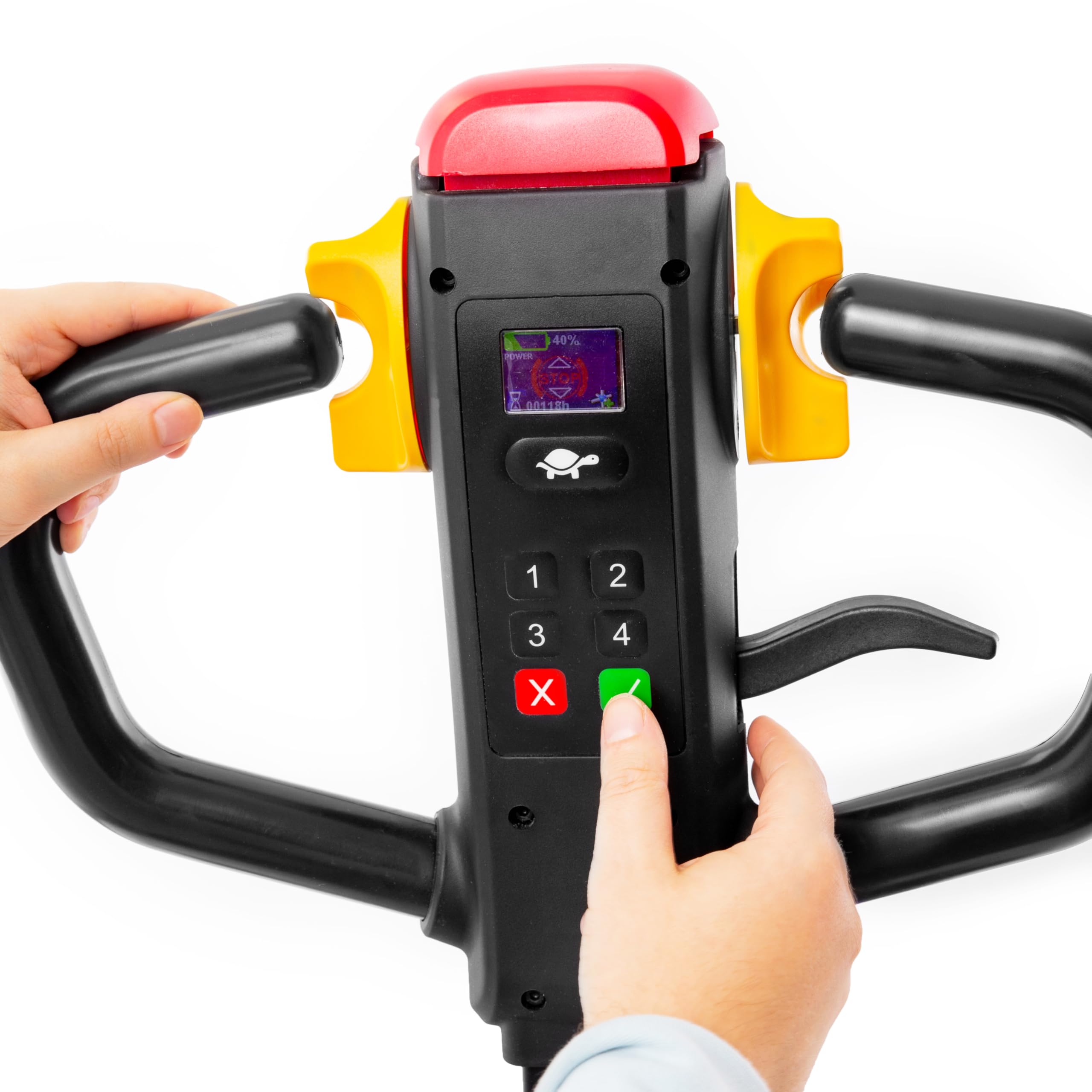 Pallit Elektro Hubwagen ONE-M 1500 kg Tragkraft 20 Ah/48 V Lithium-Ionen Batterie Gabelhubwagen Palettenwagen elektrisch