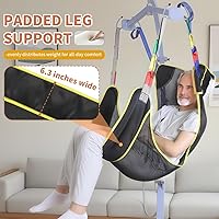 Vista 4 de Eslinga universal de cuerpo completo para pacientes, honda médica para posicionamiento de la cama y ayuda para el baño, eslinga de transferencia