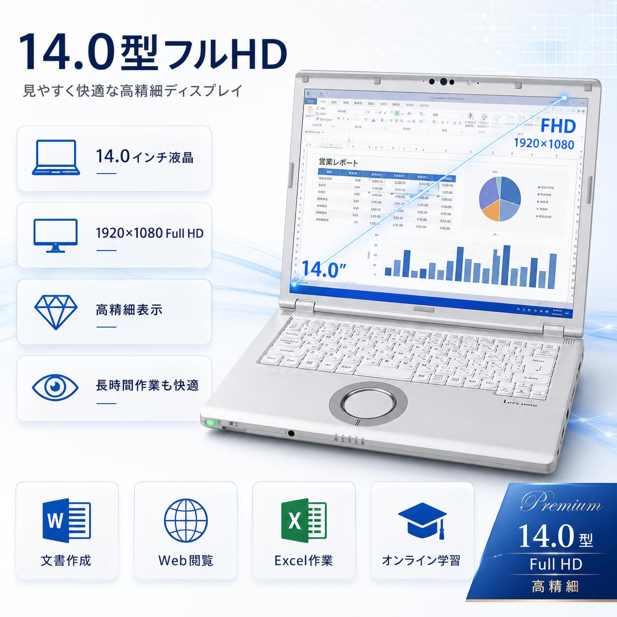 Amazon.co.jp: 【整備済み品】ノートパソコン Let's note CF-LV1 第11