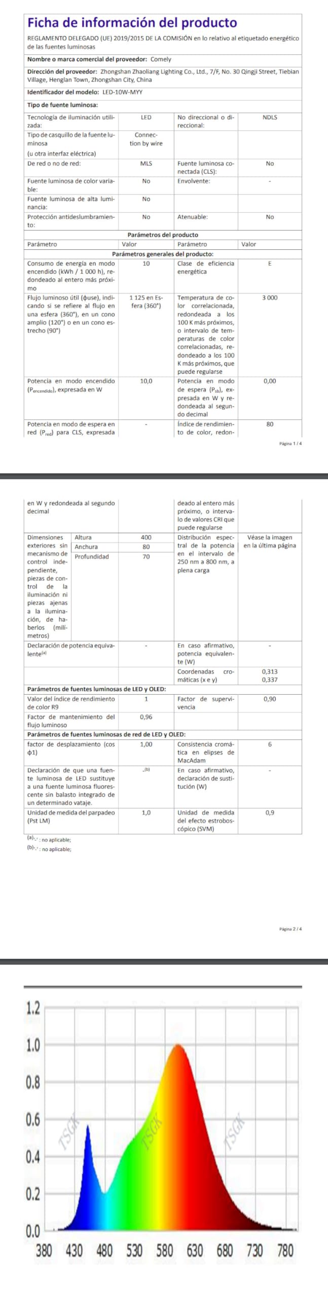 Comely Apliques de Pared Interior LED, 10W Moderno Lámpara de Pared 3000K, Aplique de Pared Largo Dorado para Dormitorio, Salón, Comedor, Pasillo, Escalera