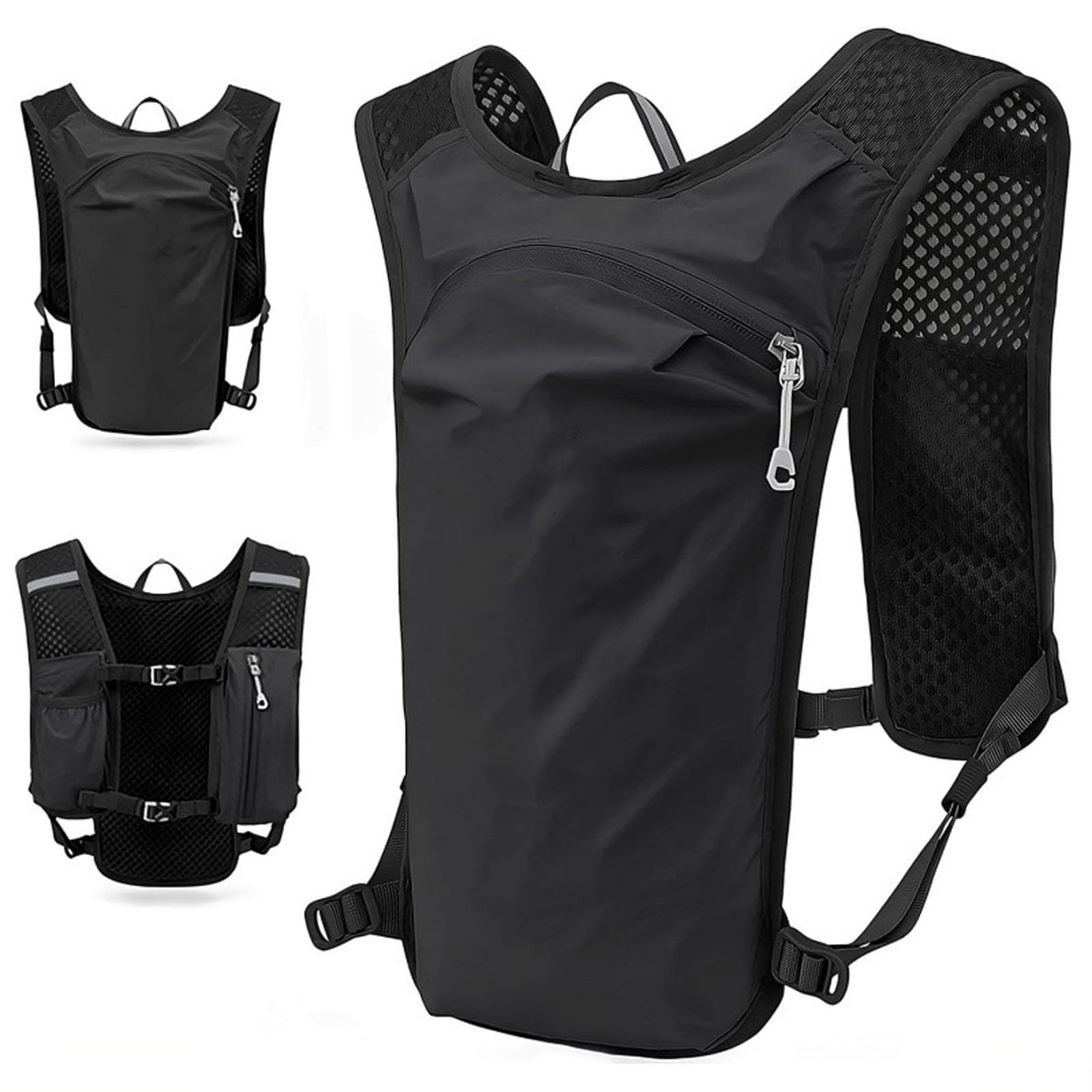 Zimoer Chaleco de Hidratación Ultraligero, Multifunción Mochila de Hidratación Ligero, Trail Running Vest Chalecos Running Mujer Hombre para Deporte Ciclismo Escalada Senderismo