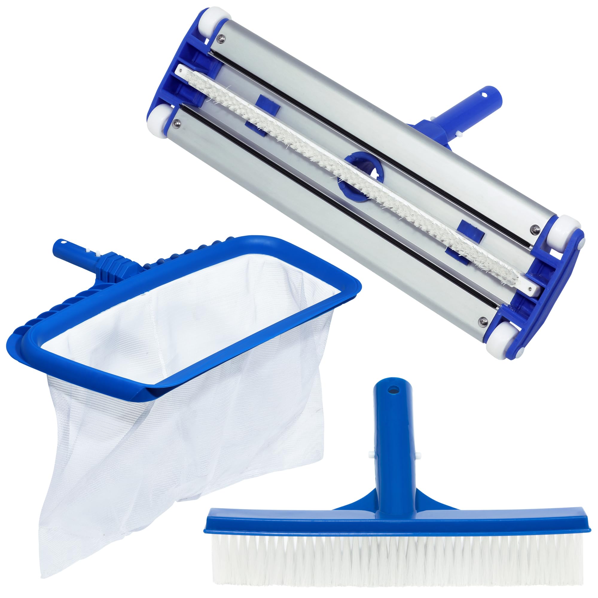POOLTOOL Swimming Pool Vacuum Head Cleaner Machine Brush 18 inch, Swimming Pool Deep Leaf Net Rake, Swimming Pool Cleaning Wall Brush 10 Inch (B0DB29SN8W) Amazon Price History, Amazon Price Tracker