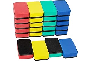 Rectangle Magnets Strong: The Mighty Eraser for Whiteboards and Chalkboards