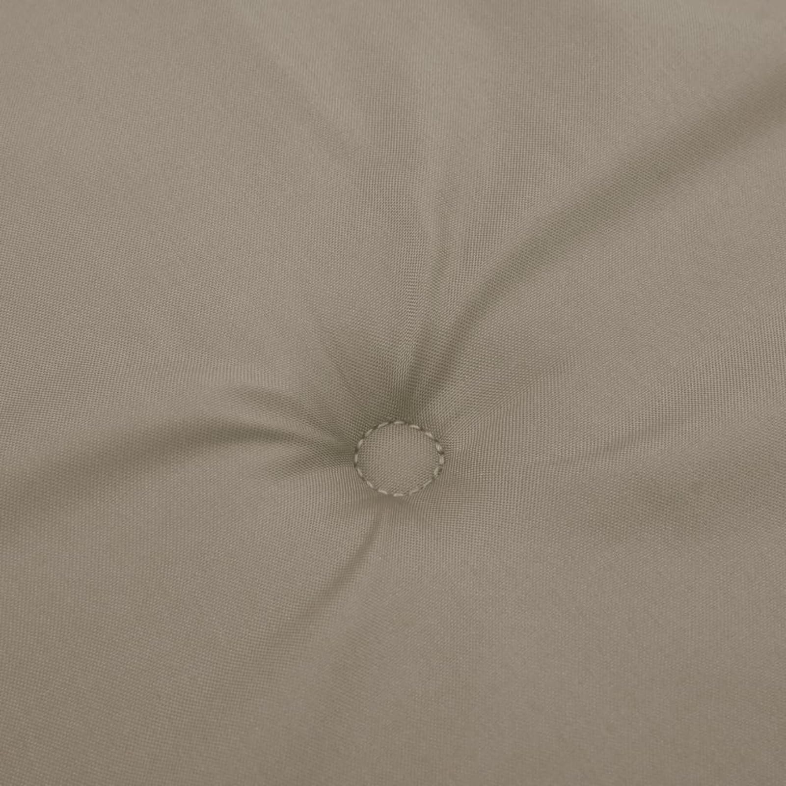 Cuscino per Lettino Prendisole Elegante Resistente Arredi Tessili Esterni Sdraio Decorativo Grigio Talpa (75+105) x50x3 cm in Tessuto Poliestere