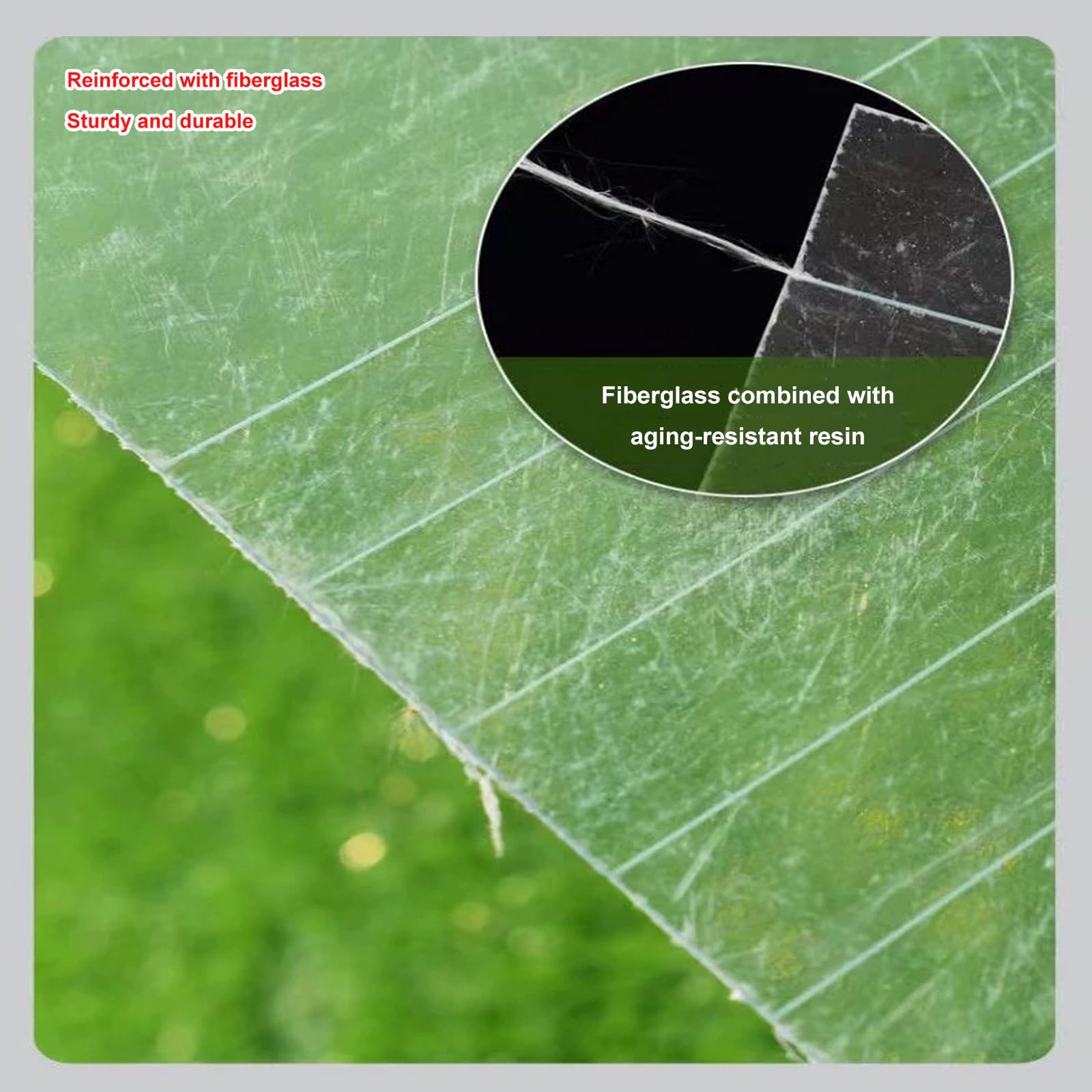 Placa Ondulada,Paneles para Tejado Transparente,Chapa Tejado o Pared (0.9x1.4m,5 Pcs)