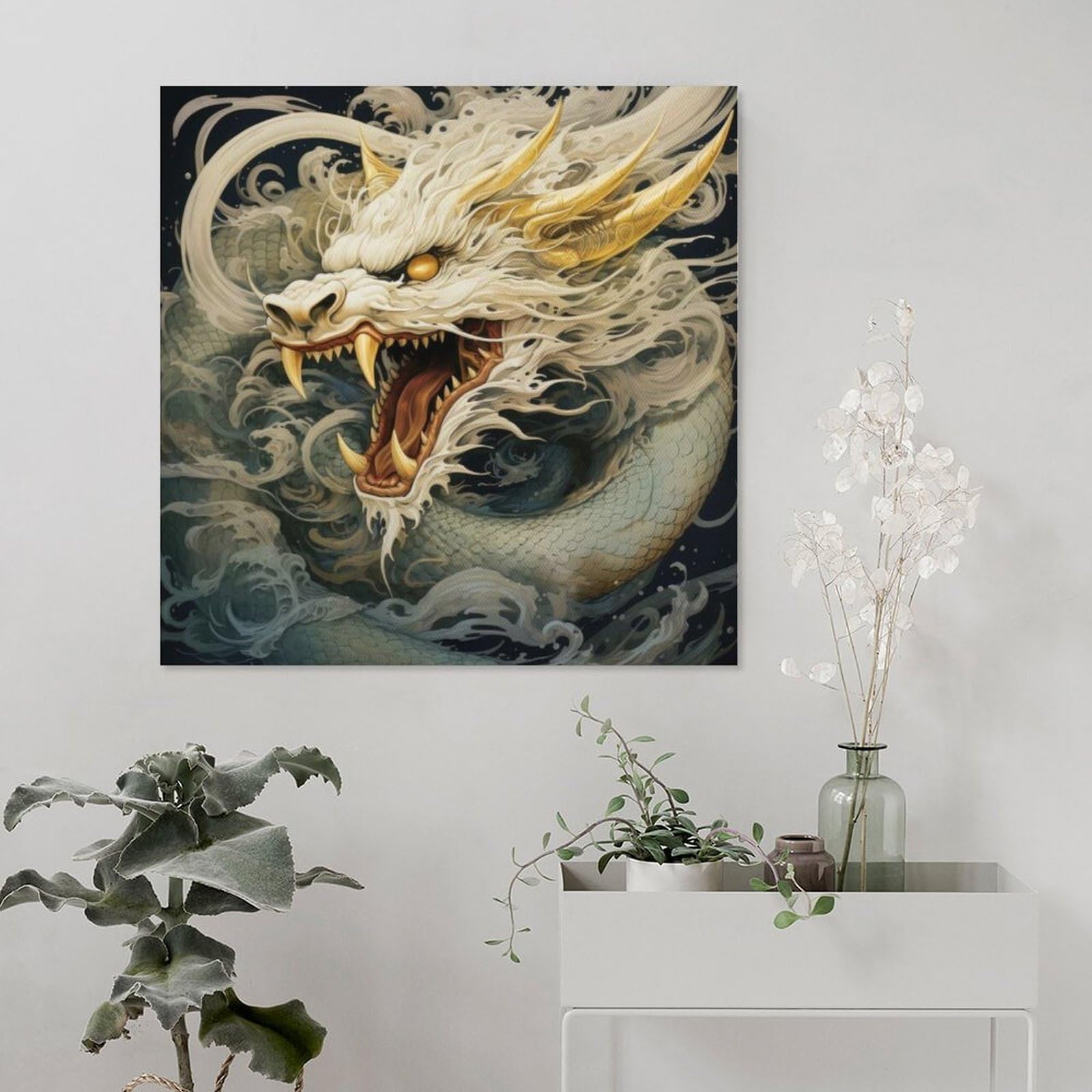 パネルポスター絵画 水晶パネル アートパネル 60×80cm ポップアート 金フレーム付き