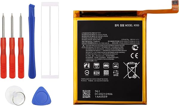 KX50 3760 mAh Replacement Battery Compatible with Moto G Stylus Moto G Pro XT2043, XT2043-4 with Toolkit