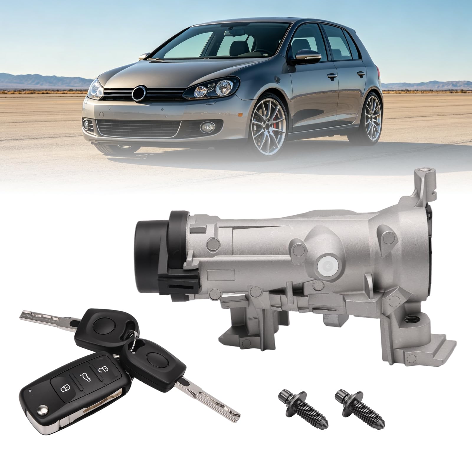 Neiman Interruptor de Encendido 1K0905851B para Golf 5 6 Touran Altea A3 | Llaves con mando a distancia, para Q3 TT Caddy EOS Touran Tiguan Beetle Scirocco Seat León Octavia,1K0905841,1K0905865
