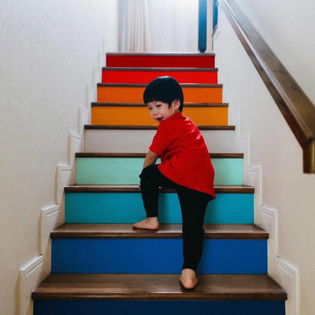 Ensemble de rénovation d'escalier vibrant - Kit de conversion 51 / personnalisé