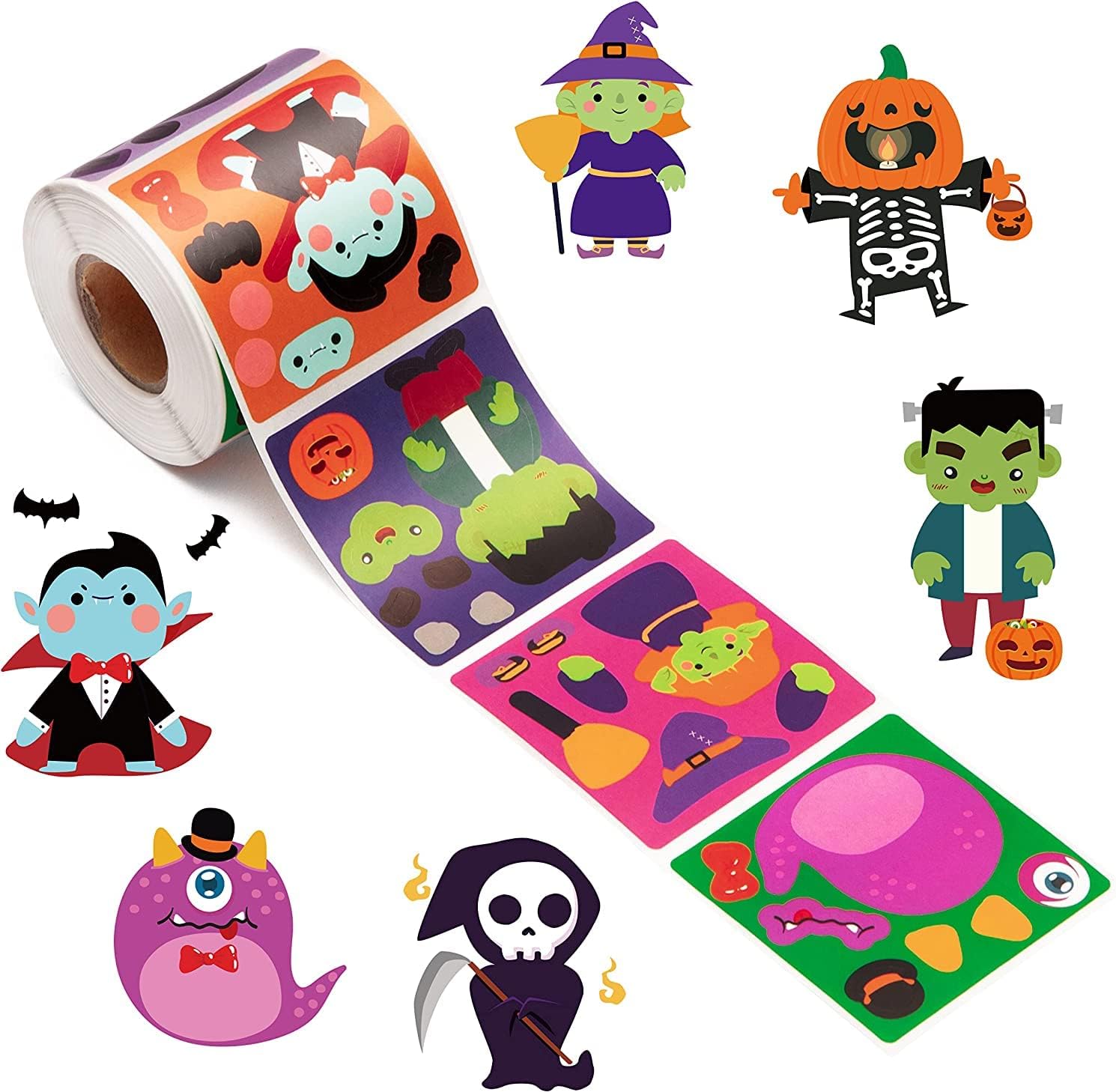 Make-a-Face Halloween Character