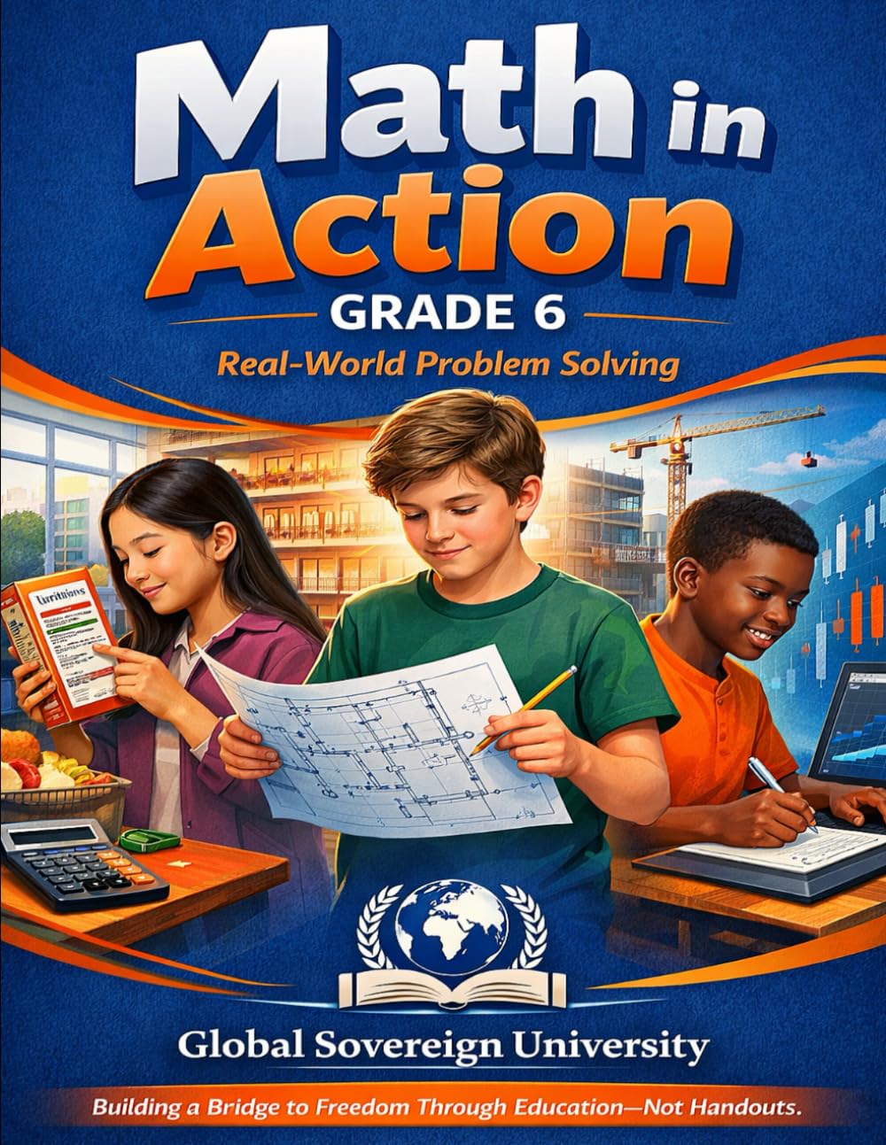 Math in Action: Grade 6 Real-World Problem Solving: Master Ratios, Integers, Fractions, Statistics & Pre-Algebra Through Professional Scenarios — Student Edition
