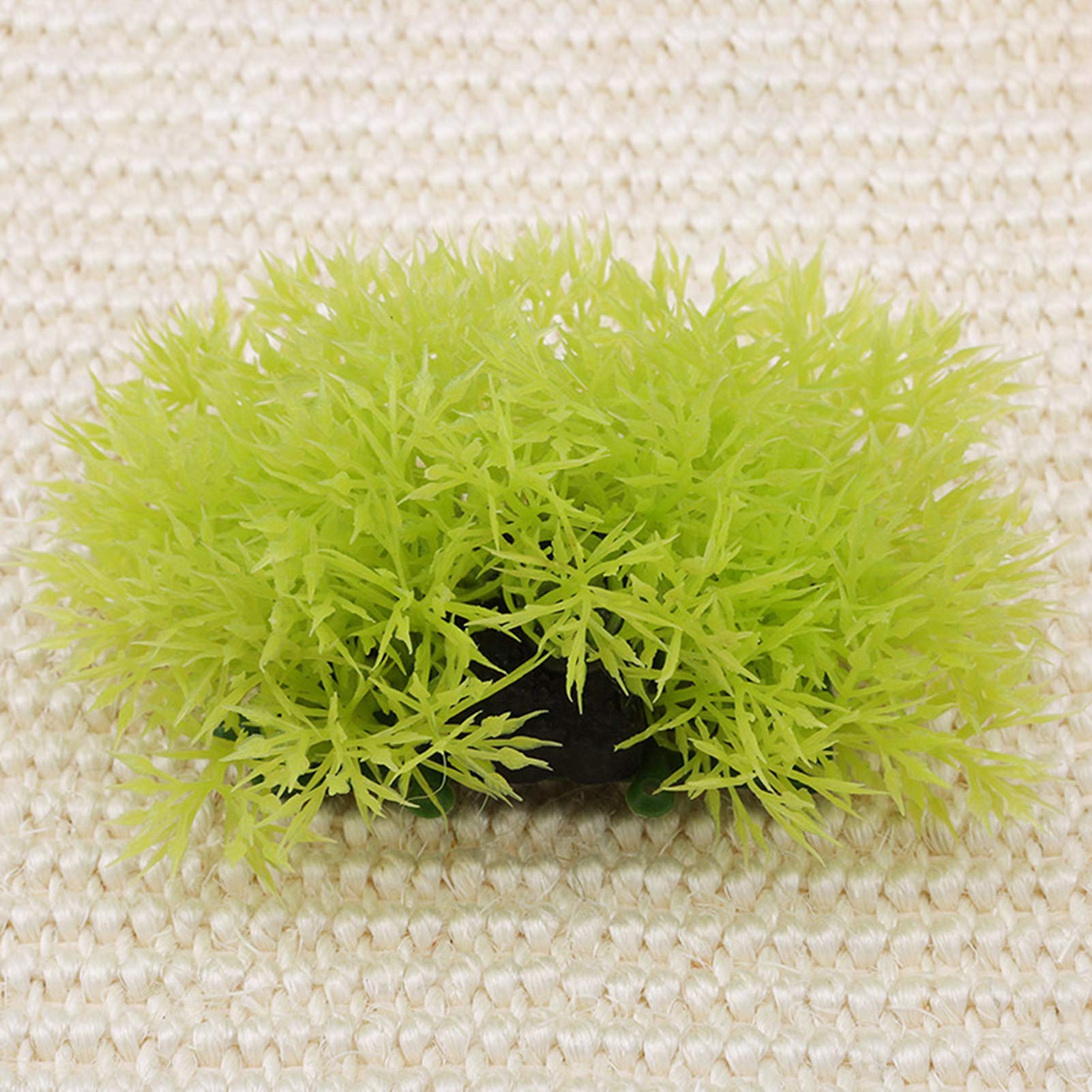 Decorazione acquario corallo pino artificiale base rossa