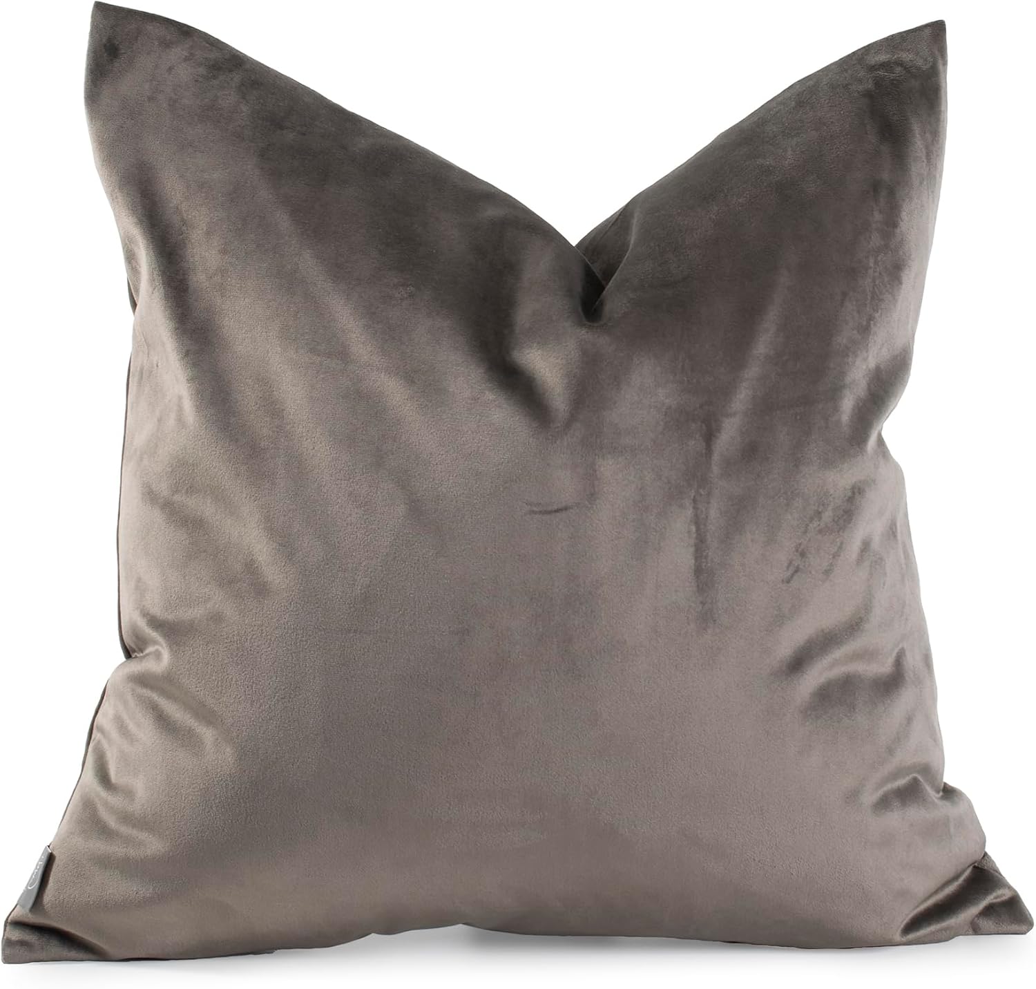 Howard Elliott Fluffy Throw, Premium Stuffer Decorative Comfortable Sleeper Cushion Soft Square Pillow Insert for Bedroom, Couch & Sofa, 20 x 20 Inch, Bella Pewter