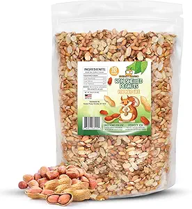 Premium Quality Raw Out of Shell Peanuts - 10 Pounds - Shelled Peanuts for Birds – Wildlife Quality - Food for Squirrels, Deer, Birds, and Other Wildlife Animals – Grown in The USA