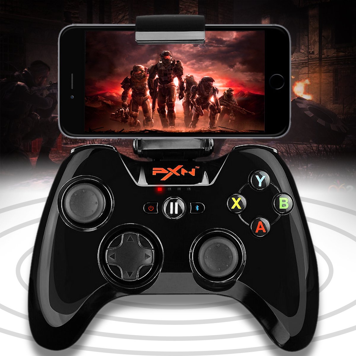 その他 PXN-6603 BLACK iOS専用 Bluetooth ゲームパッド PXN-6603B アイティプロテック