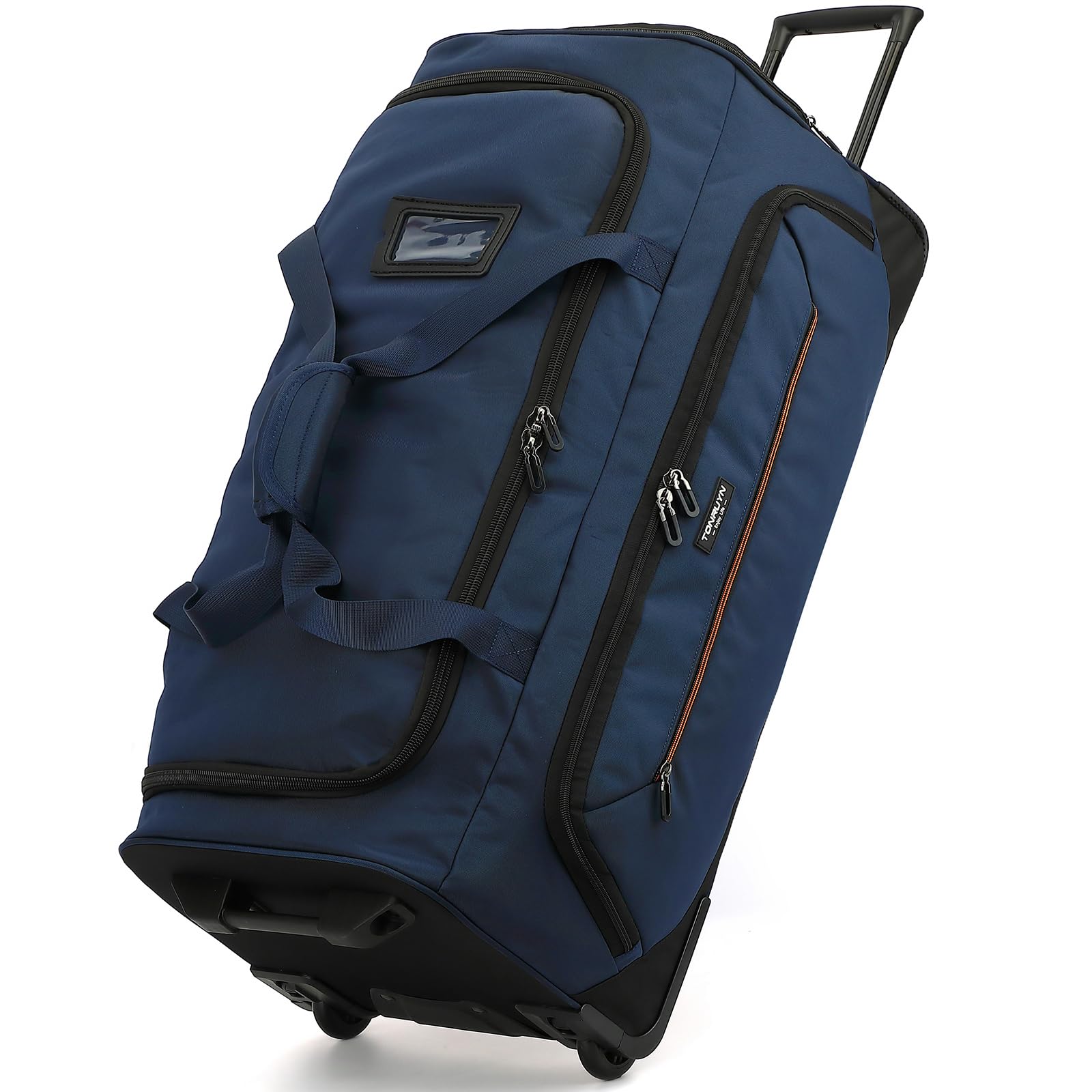 Reisetasche mit Rollen Groß Trolley Reisetaschen mit Schuhfach und Nassfach für Herren Damen Weichgepäck Rolltasche mit Teleskopgriff für Camping Urlaub Sport, 74 cm, 85 Liter Blau