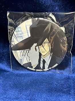 ゲットバッカーズ赤屍ホログラム缶バッジアクリルカード