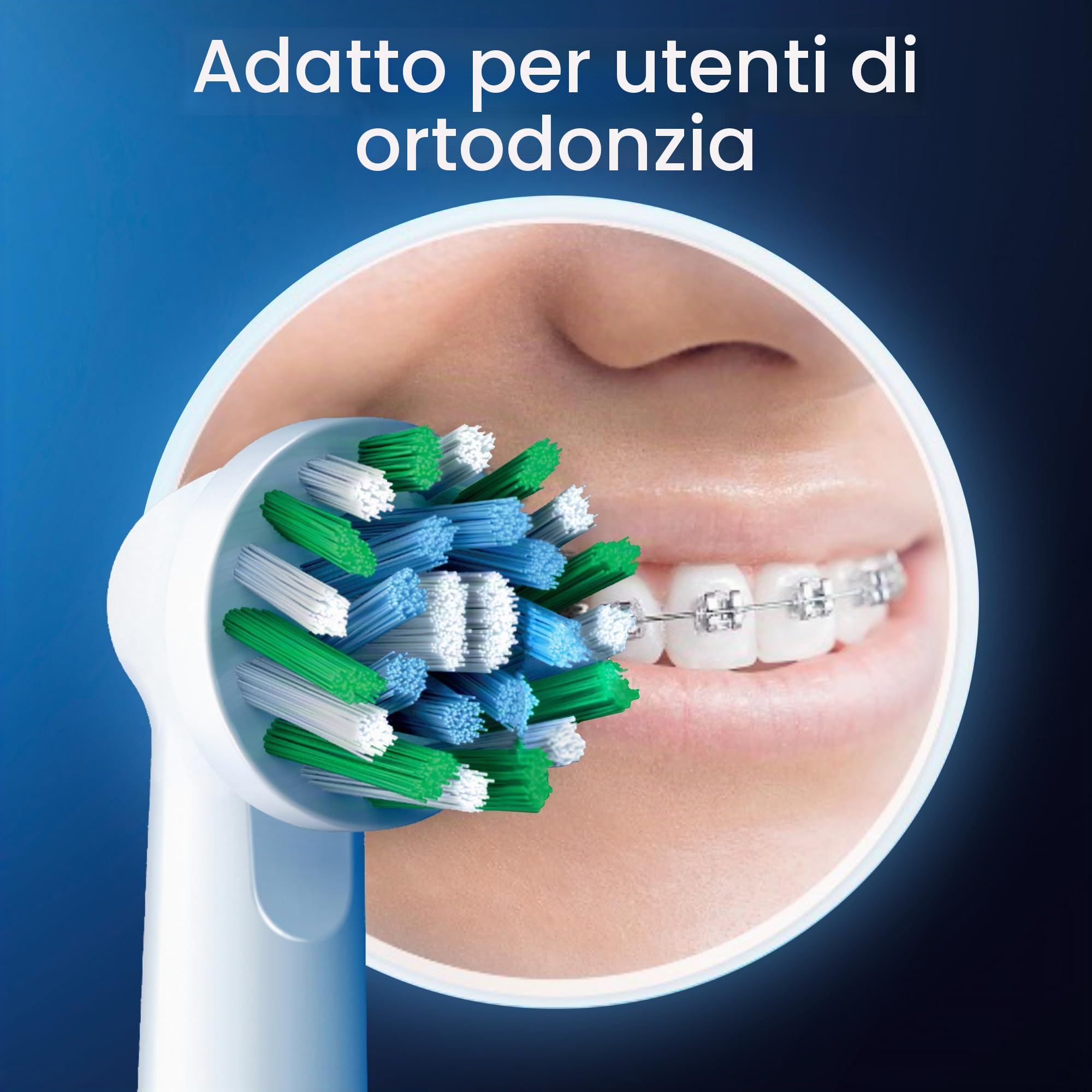 Oral-B Testine di ricambio Pro Series Orthodontic Clean, per spazzolino elettrico 2 pezzi